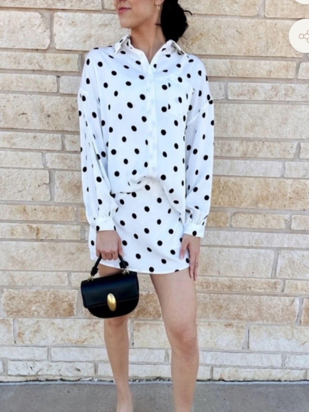 Needii Polka Dot Skirt Set